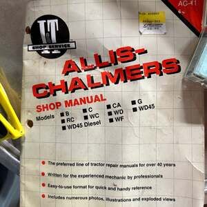 Allis-Chalmers D-19 Diesel Tractor Shop Service Manual